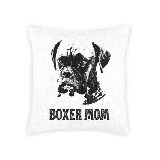 Discover Boxer Dog Mom - Boxer Mom - Boxer Dog - Woven Pillows