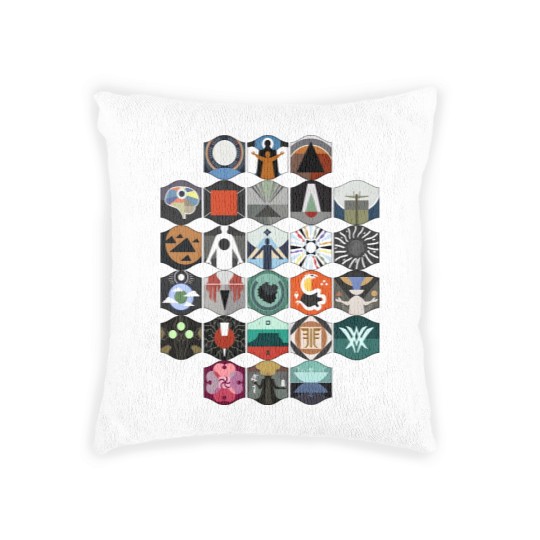 Discover Destiny 2 Vow Of Disciple Raid Symbols Short-Sleeve Woven Pillows