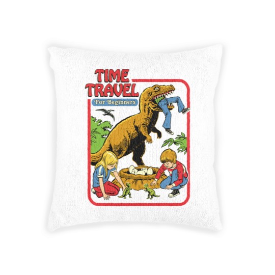 Discover Time Travel For Beginners Woven Pillows
