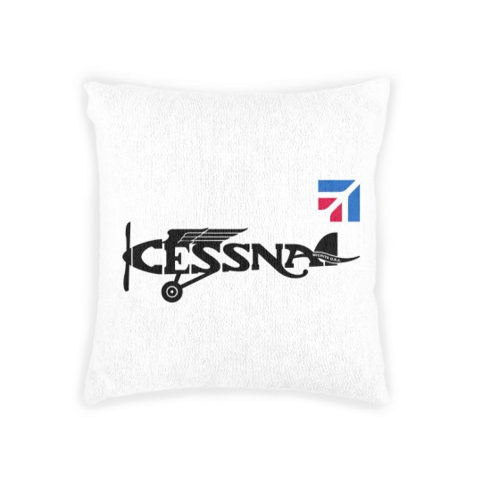 Discover Cessna Aircraft Aviation Airplane House Flags Woven Pillows