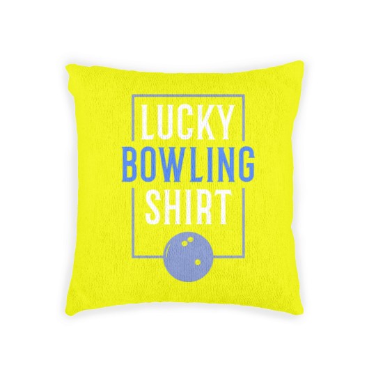 Discover Lucky Bowling Woven Pillows for all Bowlers Woven Pillows