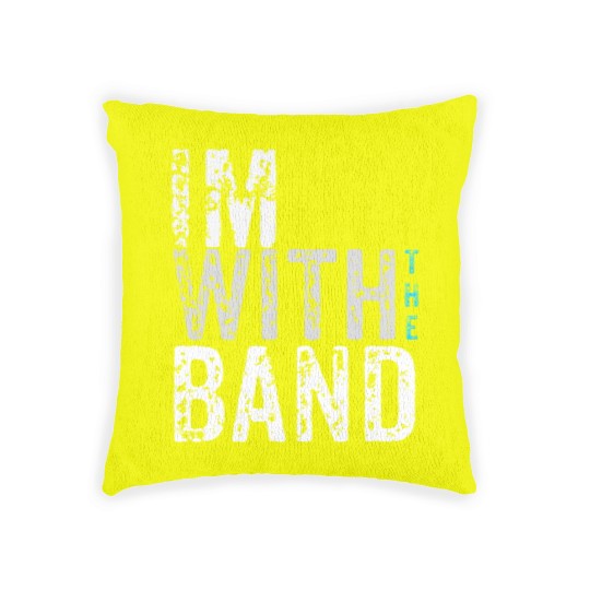 Discover I'm with the Band Woven Pillows