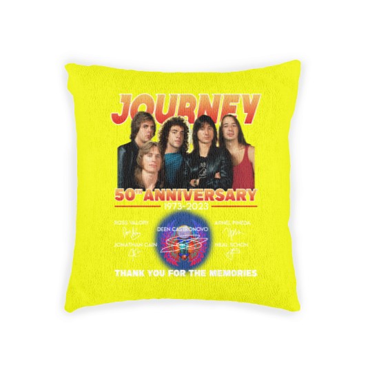 Discover Journey Freedom Tour 2023 50th Anniversary Signature Woven Pillows
