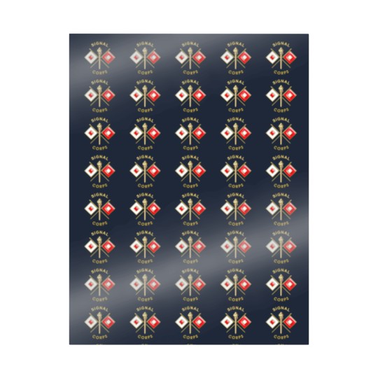 Discover Signal Corps Branch Insignia Wrapping Papers