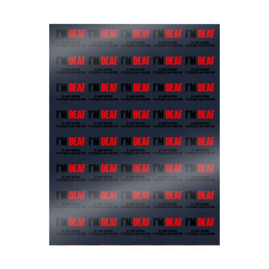 Discover I'm deaf - Deaf - Wrapping Papers