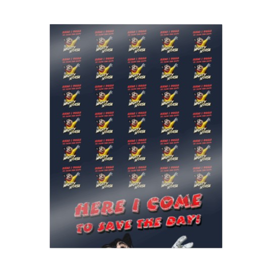 Discover Mighty Mouse, distressed - Mighty Mouse - Wrapping Papers