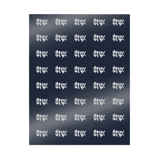 Discover Styxs White Logo Black Adult Wrapping Papers