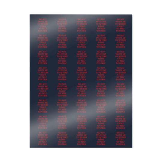 Discover Do Not Invite Me To Afters Wrapping Papers, Funny Rave Wrapping Papers