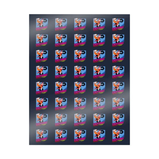 Discover NES Excitebike Transparent Wrapping Papers