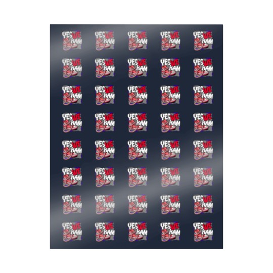 Discover Kamala Harris , Yes We Kam, red white and blue, Wrapping Papers