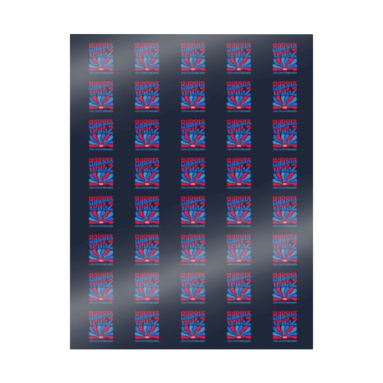 Discover Harris Walz 2024 Vintage Boho Groovy Retro red Blue Kamala Harris 2024 - Harris Walz 2024 - Wrapping Papers