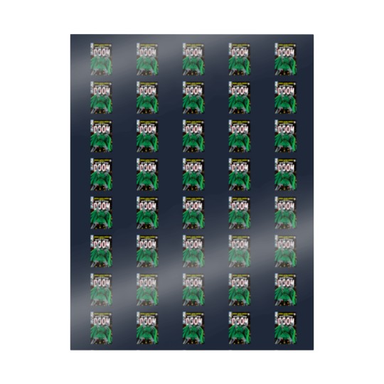 Discover Dr. Dooom Wrapping Papers, 90's style, Comic Wrapping Papers