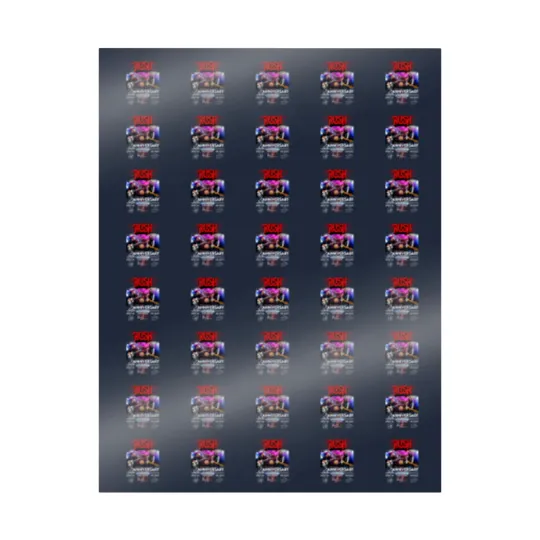 Discover 55 Years RUSH Band 1968-2023 Signatures Wrapping Papers