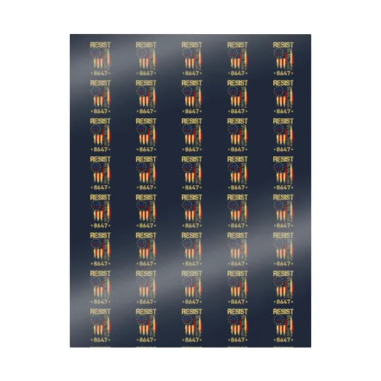 Discover Anti Trump 8647 86 47 US Flag We The People Impeach 47 Unisex Wrapping Papers