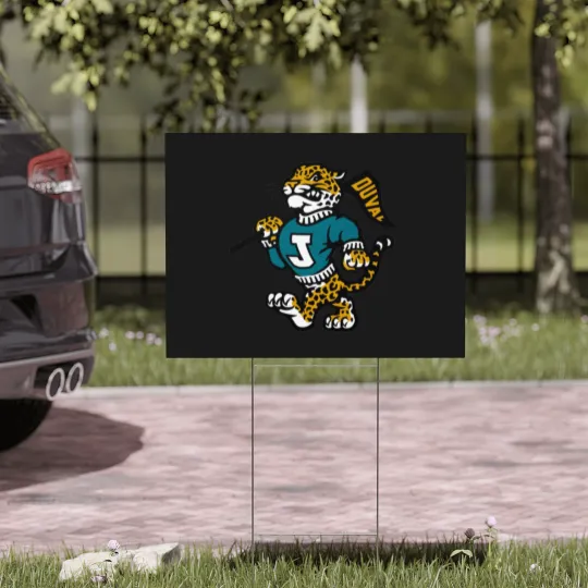Discover Vintage Jags Mascot Yard Signs