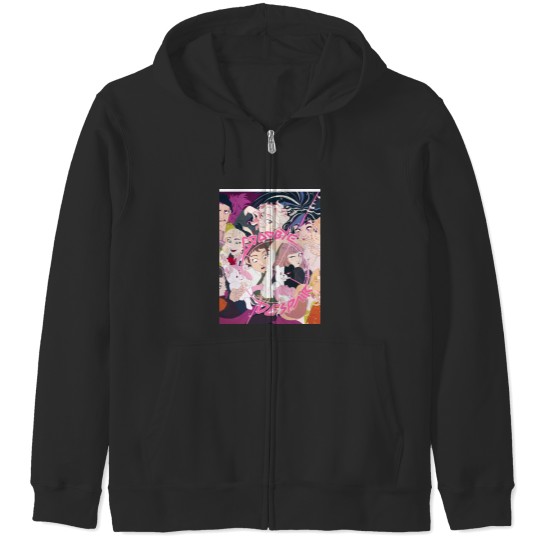 Discover Danganronpa Goodbye Despair Graphic Zip Hoodies