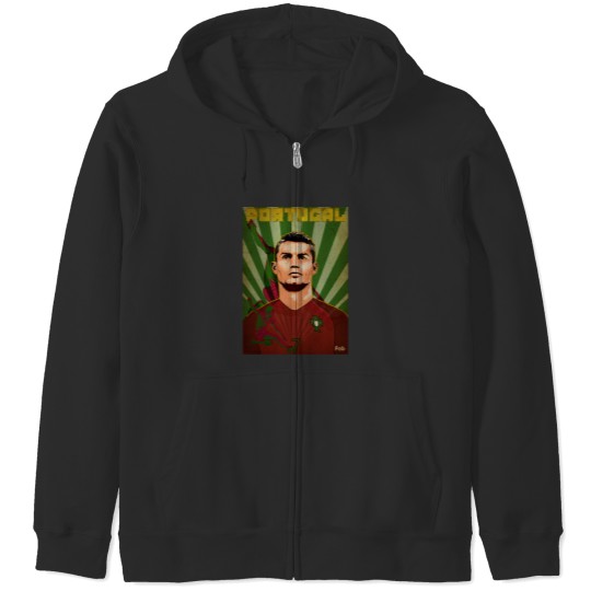Discover Cristiano como Eusebio. A luz das pessoas. Zip Hoodies