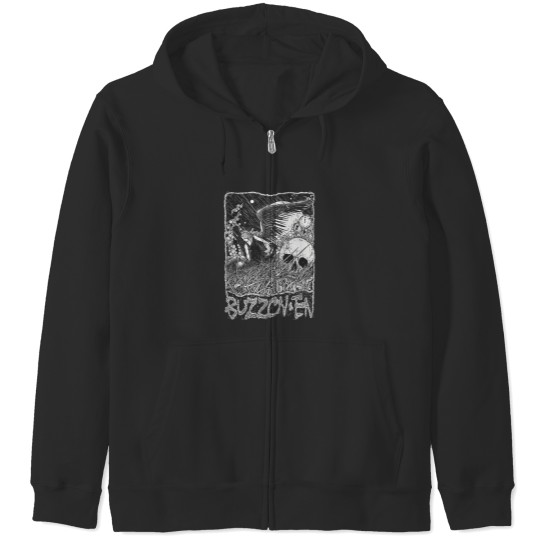 Discover Buzzoven Apocalyptic Angel Zip Hoodies