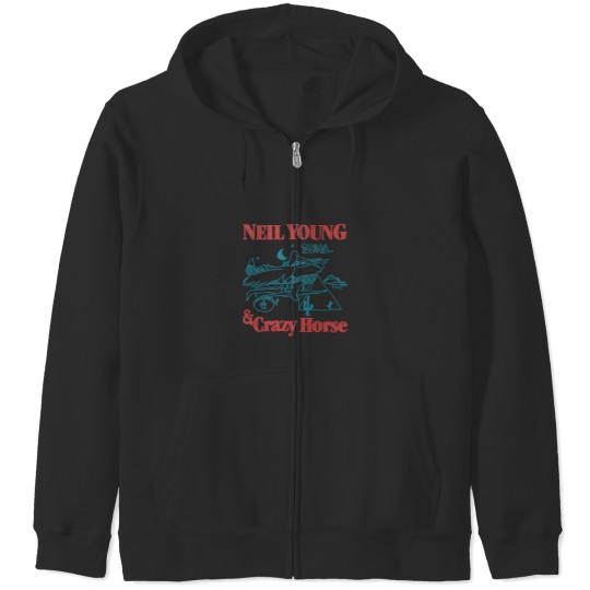 Discover classic 70s  neil young & horse fanmade Zip Hoodies