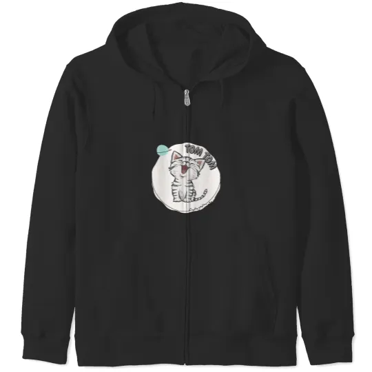 Discover Tom Tom Meo~ Zip Hoodies