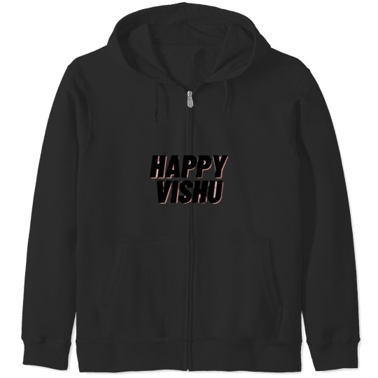 Discover Vishu, happy vishu Zip Hoodies