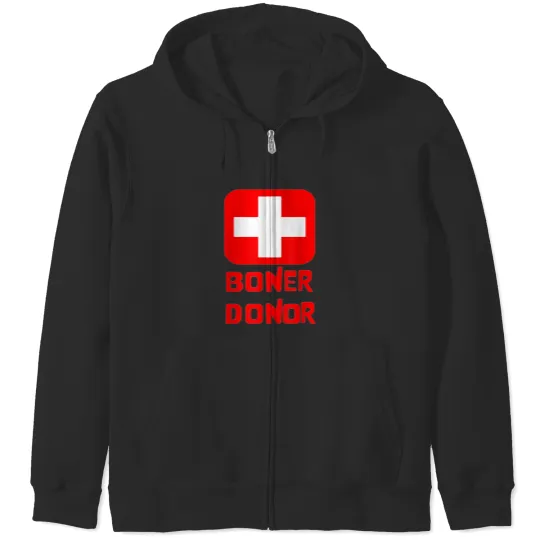 Discover Boner Donor Doner Funny Halloween Inappropriate Mom Zip Hoodies