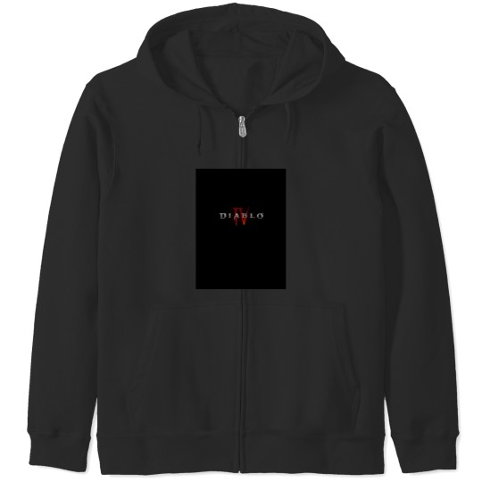 Discover Diablo IV Logo Graphic Zip Hoodies