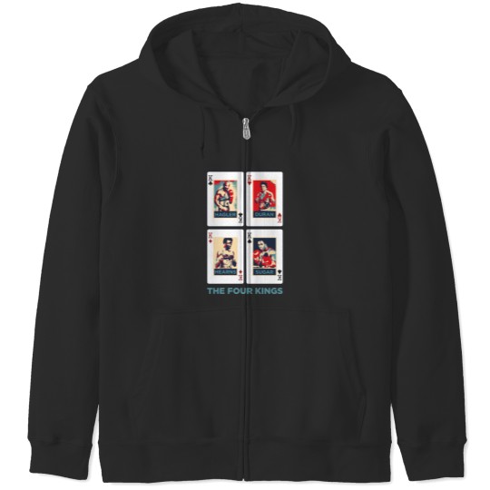Discover Boxing - The Four Kings Zip Hoodies