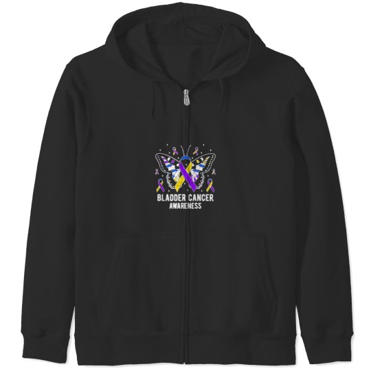 Discover Bladder Cancer Awareness Shirt Zip Hoodies