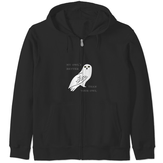 Discover My owl_s better than your owl17 Zip Hoodies