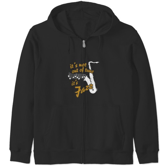 Discover Saxophone Music Sheet Music Lines for Saxophonists Jazz Musicians Zip Hoodies