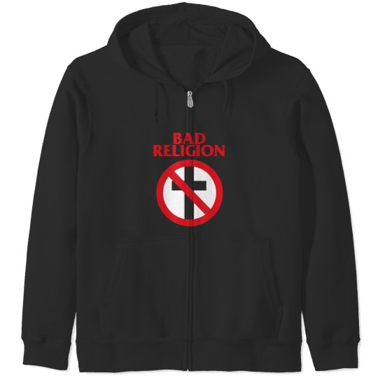 Discover Bad Religions crossbuster punk logo t  merch Zip Hoodies