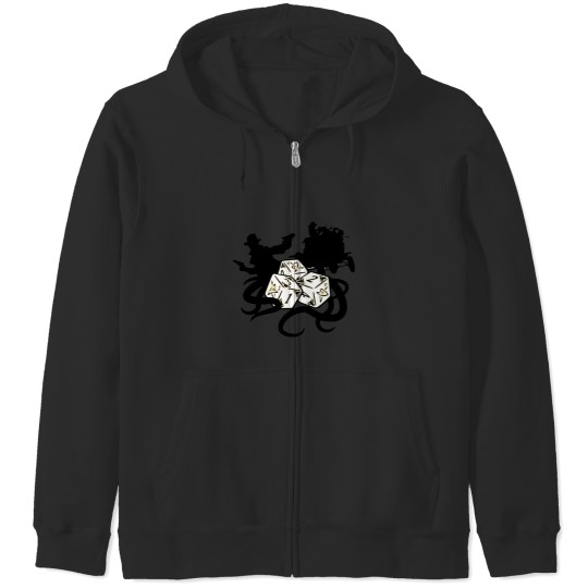 Discover Arkham Horror Dice Zip Hoodies