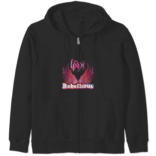Discover Rebellious Hope 19 Zip Hoodies