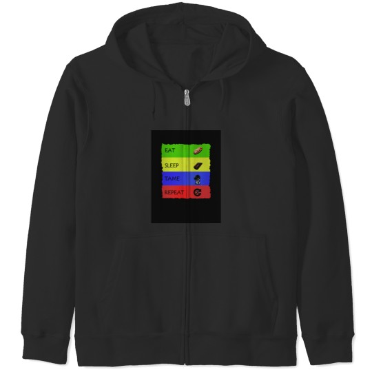 Discover ARK EAT SLEEP TAME REPEAT Zip Hoodies