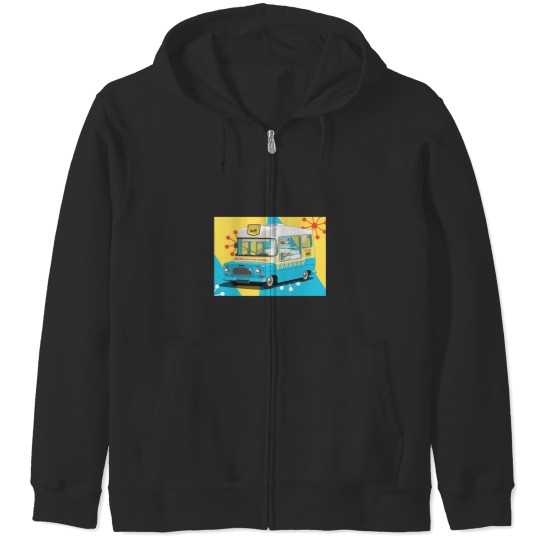 Discover 1960s Walls ice cream van Zip Hoodies