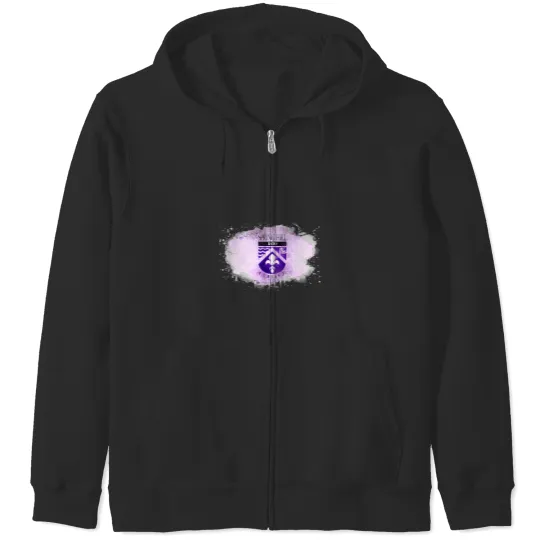 Discover Spring Hill College Rustic Watercolor Logo Zip Hoodies