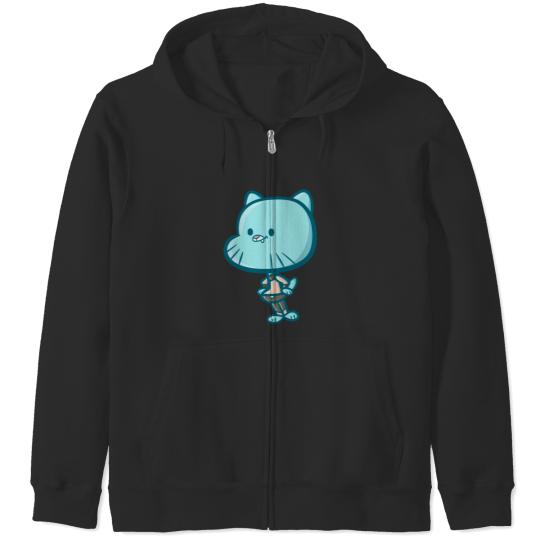 Discover The Amazing World of Gumball Sticker2 Zip Hoodies