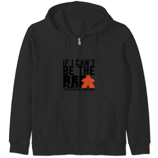 Discover Board Game Red Player Art Zip Hoodies