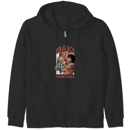 Discover Baki Hanma Zip Hoodies