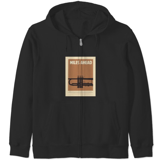 Discover Miles Davis - Aesthetic Tribute to Miles Ahead Zip Hoodies