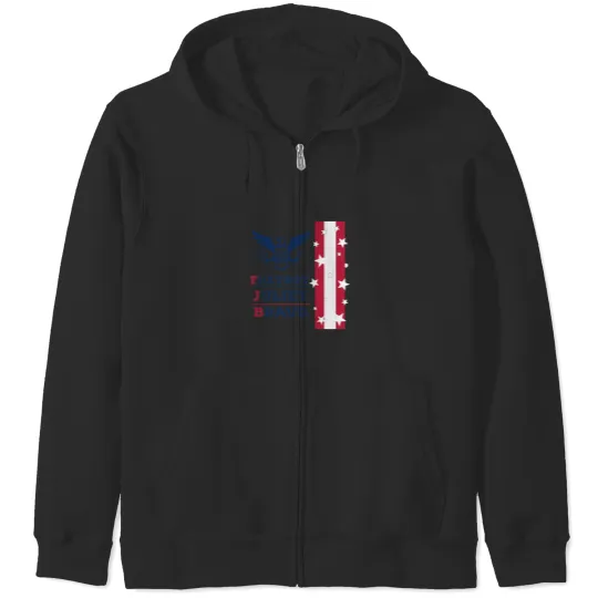 Discover Pierre Poilievre Flag Fade Zip Hoodies