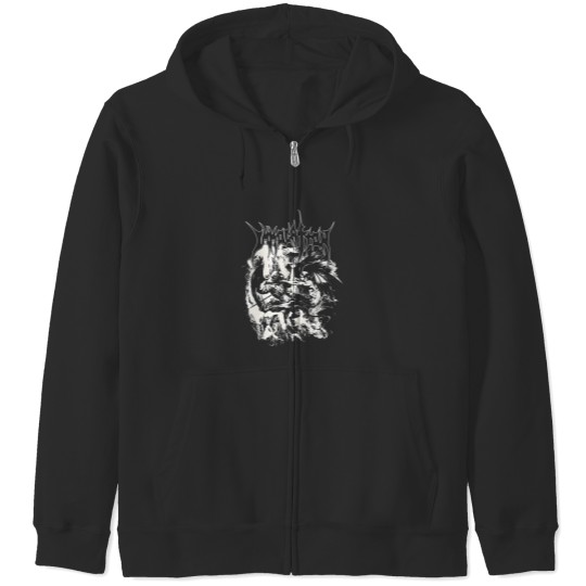 Discover Immolation Zip Hoodies