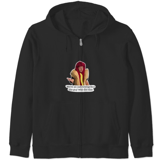 Discover Gas Pump Hotdog Zip Hoodies