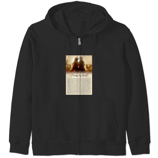 Discover I-cross-my-heart Zip Hoodies