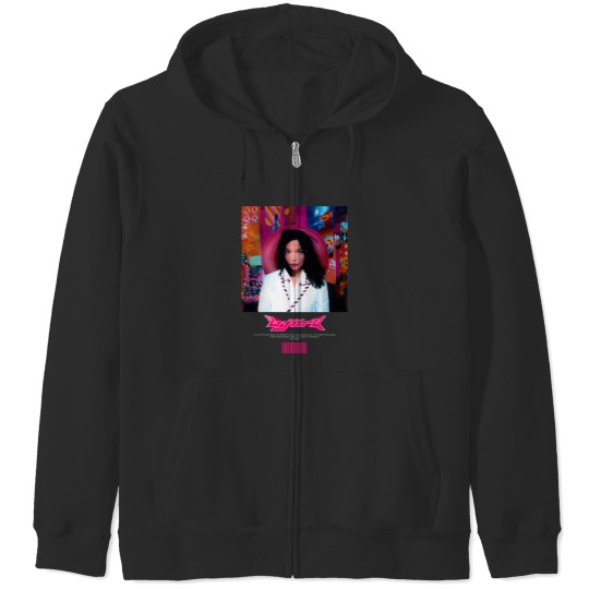 Discover Bjork-Post Zip Hoodies