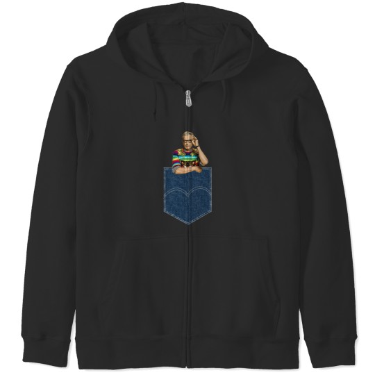 Discover Pocket Jeff Goldblum Zip Hoodies