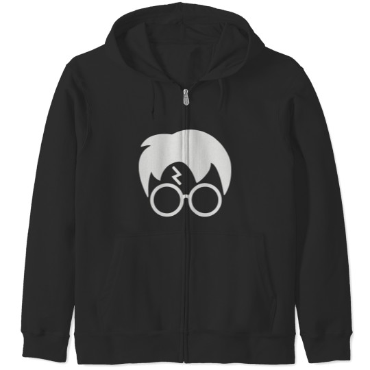 Discover Harry Glasses Lightning Bolt Hair Zip Hoodies
