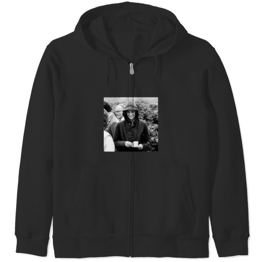 Discover HRH Princess Diana Scotland 1985 - Professional Photo Zip Hoodies