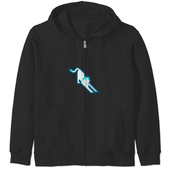 Discover Deltarune Stretching Tasque (1) Zip Hoodies